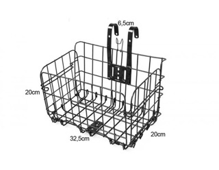 Giỏ xe đạp gấp được ( màu đen)