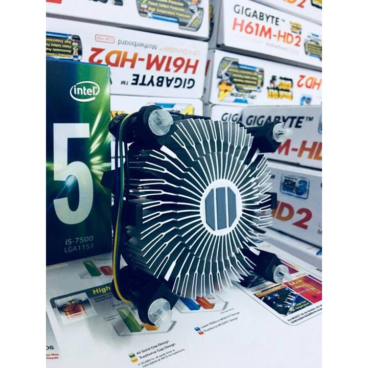 FAN CPU INTEL mới full box, Quạt chip intel socket 775/1155