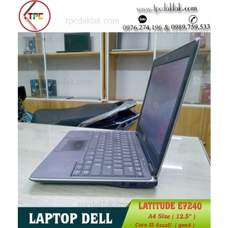 Laptop Dell Latitude E7240 - Intel Core I5 4300U - RAM 4GB PC3L - SSD 128GB - LCD 12.5 INCH HD