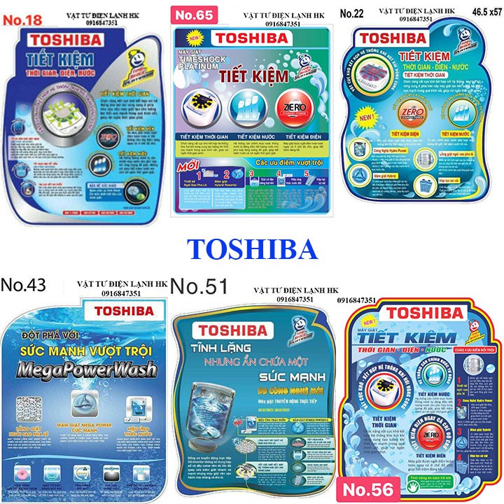 TEM DECAN DÁN MÁY GIẶT dùng băng dính 2 mặt - Các hãng Panasonic Sanyo Aqua Toshiba Samsung GREE Sharp Hitachi LG