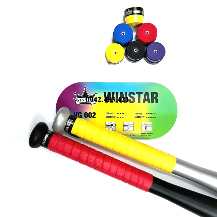 Gậy bóng chày BAT - Cuốn tay cầm WINSTAR chính hãng loại 70-80 cm Hợp Kim Nhôm - Tặng Bao Gậy