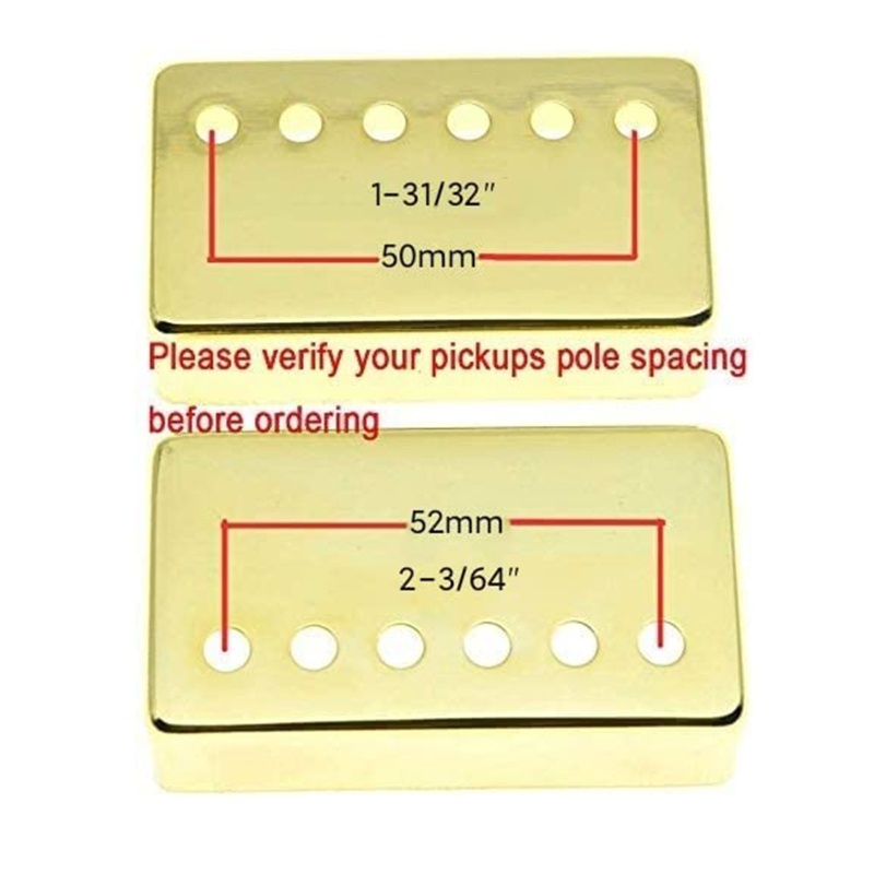 Mon Bộ 2 Vỏ Bọc humbucker pickup Đàn guitar Bằng Kim Loại