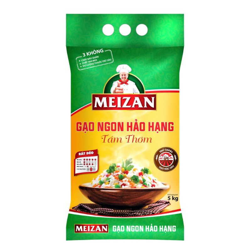 Gạo Ngon Hảo Hạng Meizan Tám Thơm 5kg