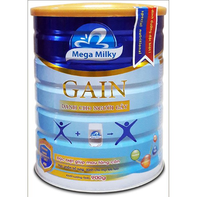 Sữa bột Mega Milky Gain 900g