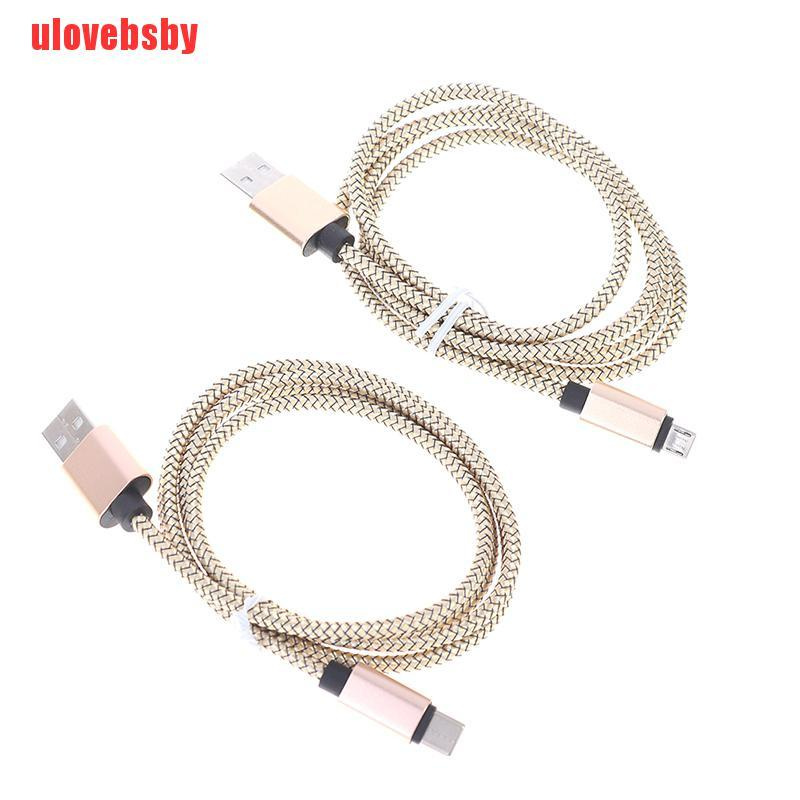 [ulovebsby]TYPE C and android Cable 1M Fast Charger Data usb Cables For mobile phone