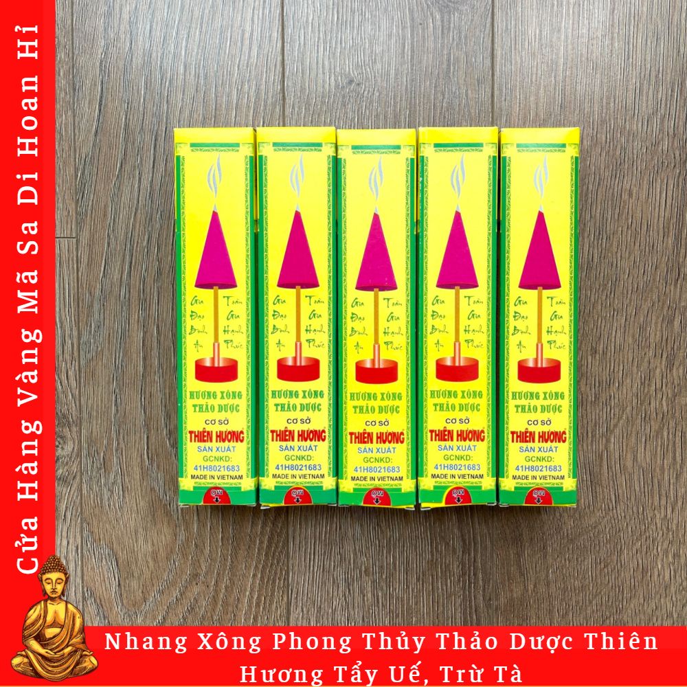 Nhang Xông Phong Thủy Thảo Dược Thiên Hương Tẩy Uế, Trừ Tà - Cửa Hàng Sa Di Hoan Hỉ
