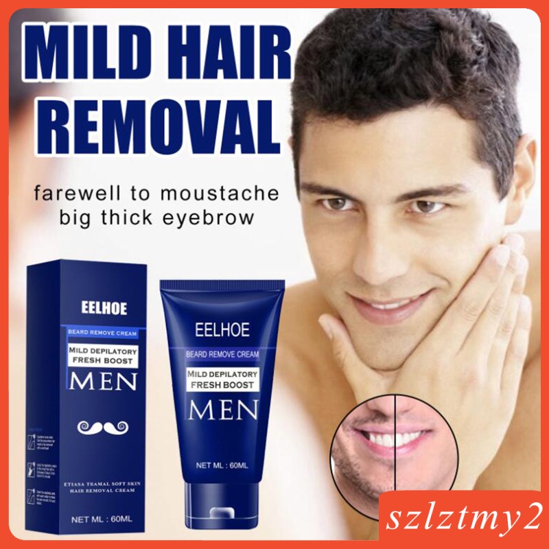 Kem tẩy lông/râu 60ml không gây đau cho nam