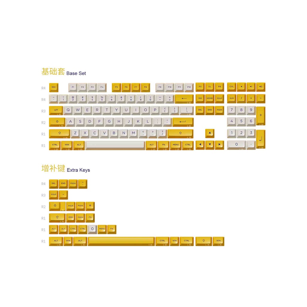 Nút bàn phím AKKO Keycap set – Los Angeles