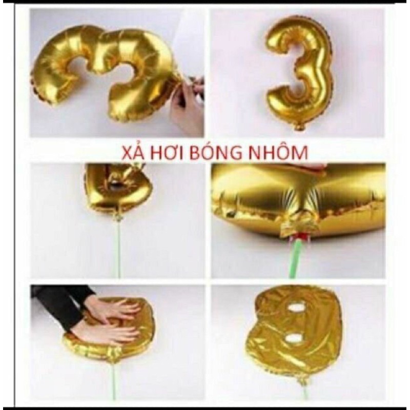 Bóng chữ cái ghép tên size 36cm.