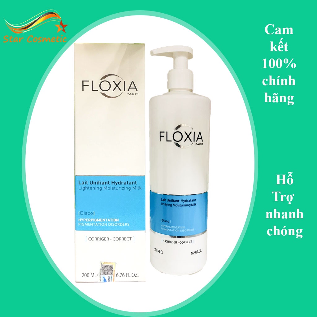 [CHÍNH HÃNG 500ML] Sữa dưỡng thể sáng da Floxia Disco Lightening Moisturizing Milk