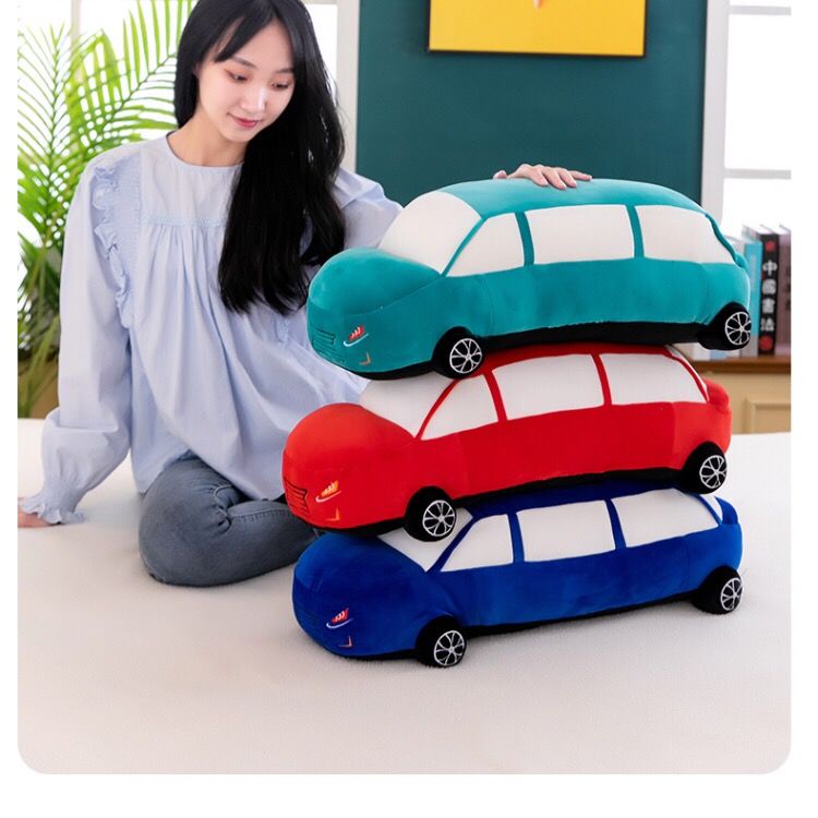 Gối Ôm Nhồi Bông Đa Năng Hình Xe Hơi Dễ Thương Dùng Làm Quà Tặng Sinh Nhật Cho Bé