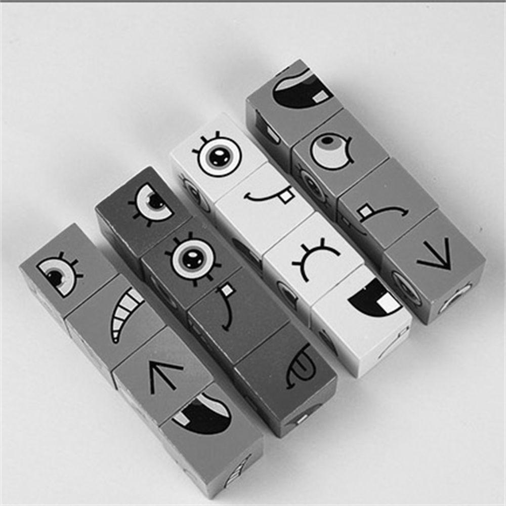 Bộ Đồ Chơi Xếp Hình Bằng Gỗ Vui Nhộn Cho Bé