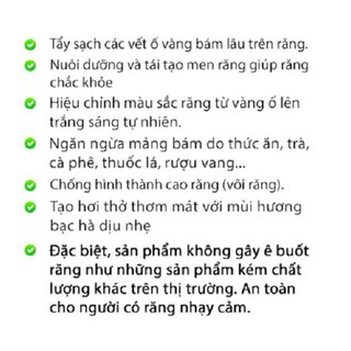 Bột trắng răng Eucryl Anh 50g