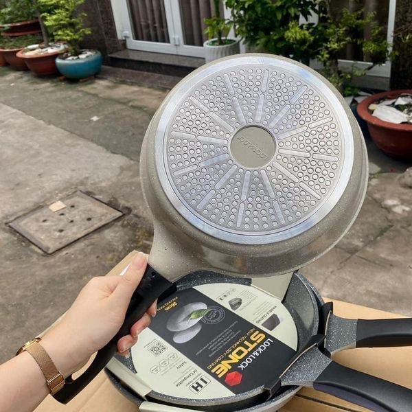 Chảo Vân Đá Bếp Từ Lock&Lock Stone