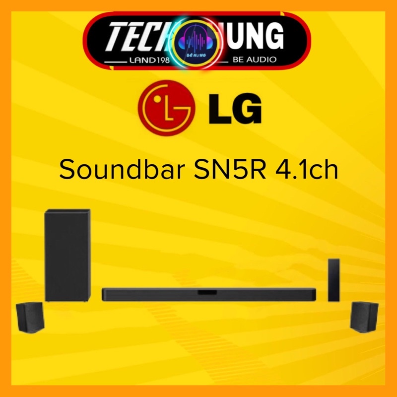 Loa thanh soundbar LG SN5R 4.1 520W hàng cao cấp chính hãng 100%