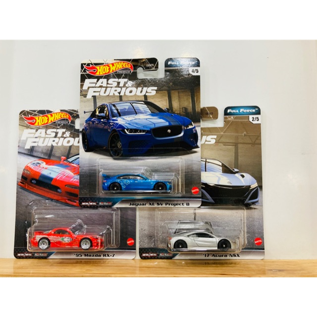 Xe mô hình hotwheels fast&furious full force
