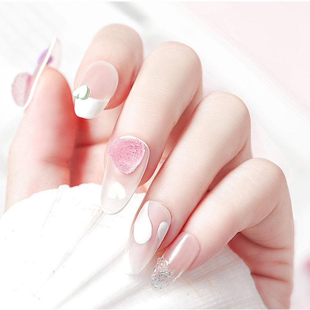 Miếng Dán Trang Trí Móng Tay 3D Hình Mickey / Bươm Bướm / Bông Tuyết Chất Liệu Mềm Mại DIY