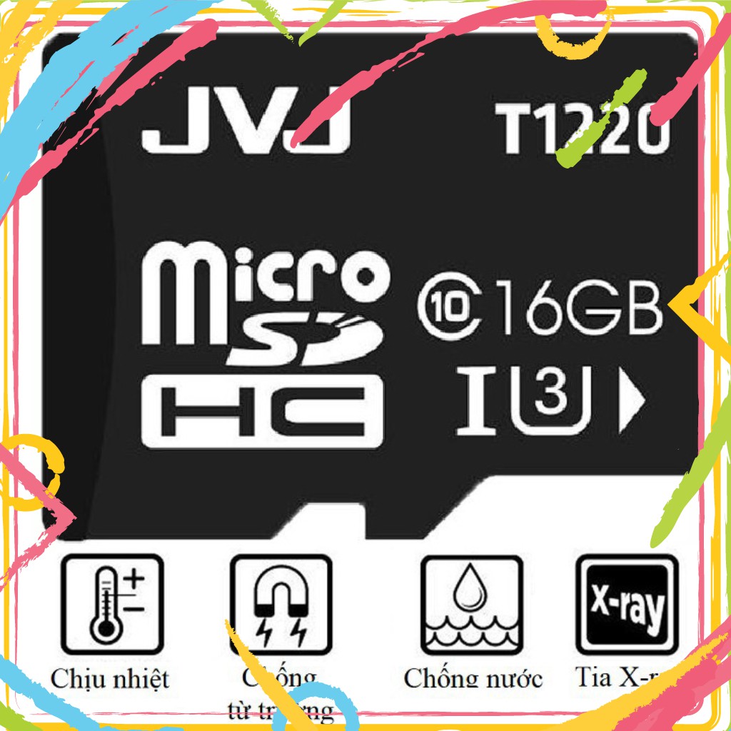 EW9 Thẻ nhớ JVJ 16G U3 C10 tốc độ cao - chuyên dụng cho camera 5
