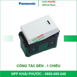 CÔNG TẮC ĐƠN 1 CHIỀU PANASONIC PANA WIDE WEV5001SW MÀU TRẮNG WEV5001H ĐEN - KHẢI PHƯỚC