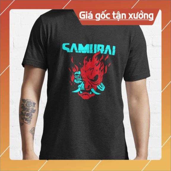 HOT -  Áo thun BEST SELLER - Cyberpunk 2077 Samurai Merchandise Essential T-Shirt (Cyberpunk 2077)  - loại đẹp