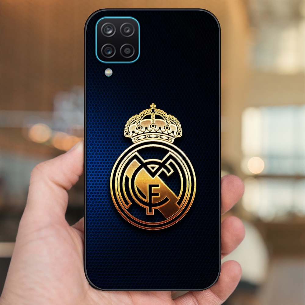 Ốp lưng Samsung A12 5G, M12 viền đen in hình Real Madrid