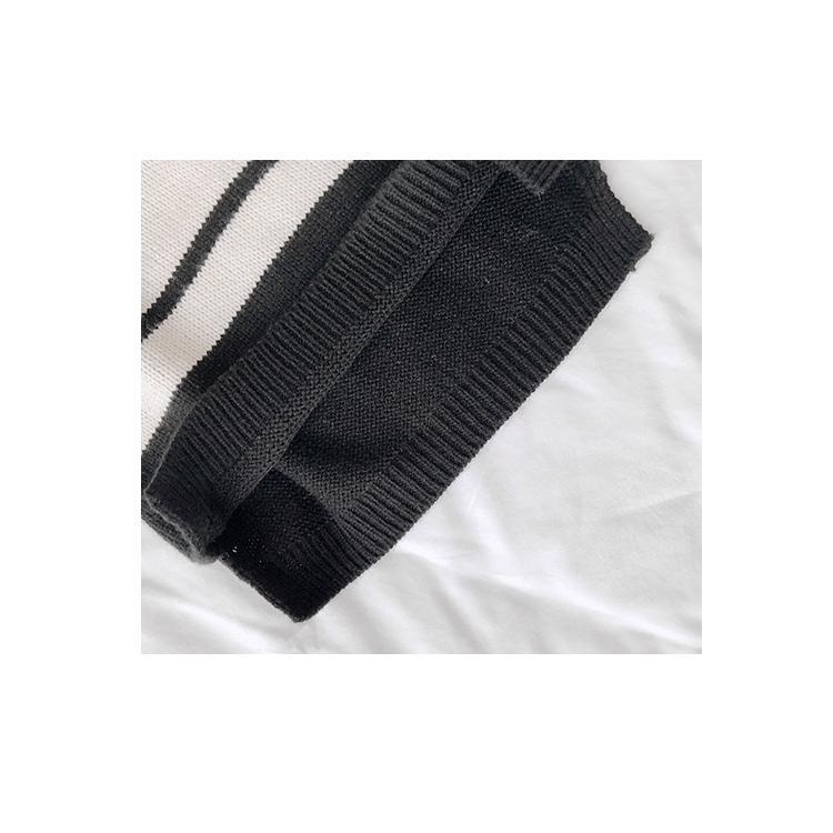 Áo Sweater Dệt Kim Không Tay Phong Cách Hàn Quốc Thời Trang Xuân Thu Hàng Mới 2021 Dành Cho Bé Trai