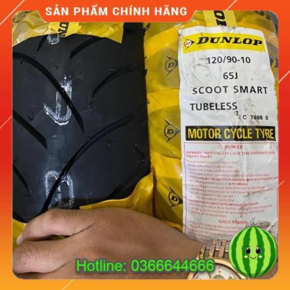 ( Lốp ) Cặp vỏ DUNLOP Freeway 250 ! 110/90-10 + 120/90-10 ! _ Lốp Trung Thành