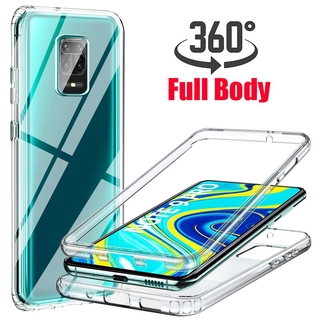 Ốp Điện Thoại Silicone Bảo Vệ 360 Độ Cho Xiaomi Redmi Note 10 10S 9T 9 5G Note 9S 9 Pro Max K40 Pro + 9 9A 9C Poco M3 Note 10 Pro Max