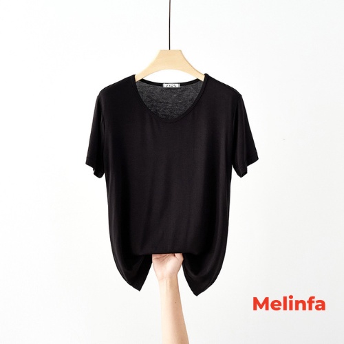 Áo thun nữ ngắn tay chất vải Viscose tự nhiên mềm mại mát lạnh mặc mùa hè mã VAA0294