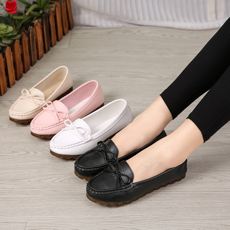 Giày Búp Bê Thông Thường Cho Người Lười Biếng, Giày Bệt Chống Trơn Trượt Thoải Mái Cho Phụ Nữ Mang Thai Và Y Tá