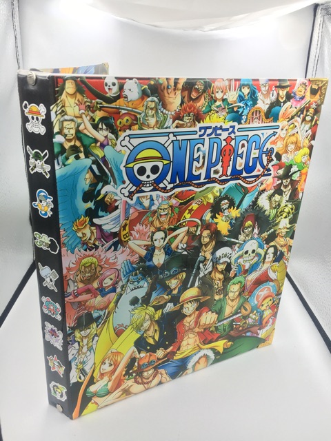 Độc Quyền Phản Quang 7 Màu] Bìa Album sưu tập thẻ bài One Piece 9 ngăn