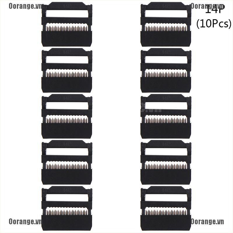 Bộ 10 Đầu Nối Dây Cáp 6 / 8 / 10 / 12 / 14-50Pin IDC 2.54mm
