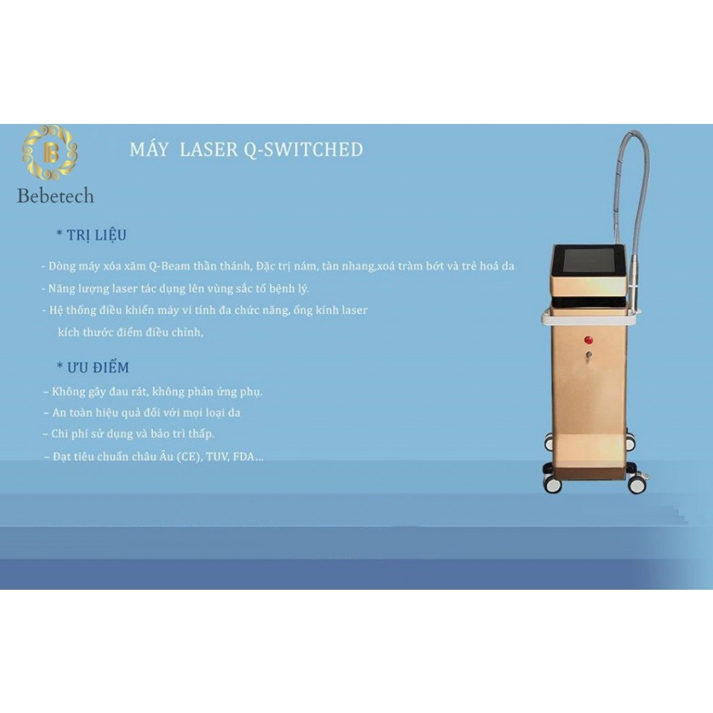 Máy xóa xăm Q-Laser Korea chính hãng