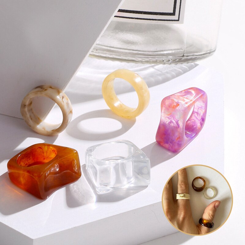 Set 3 Nhẫn Đính Đá Thời Trang Dành Cho Nữ
