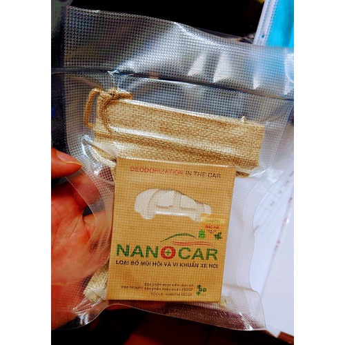 Viên Nano khử mùi xe hơi-ô tô Nanocar, tặng túi treo xe