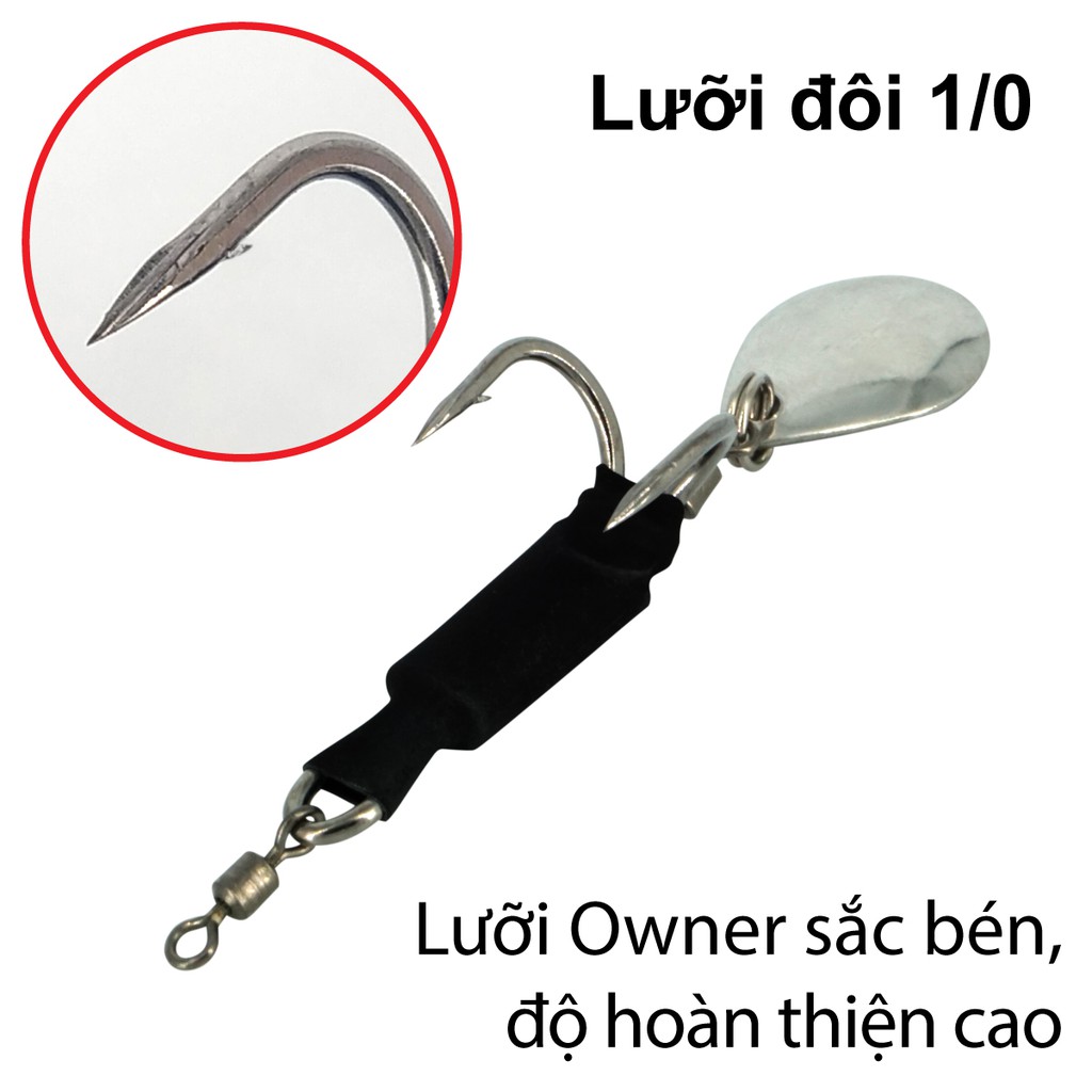 NHÁI HƠI BULLFROG THÁI LAN - MỒI GIẢ CÂU LURE CÁ LÓC 3.5CM/8GR