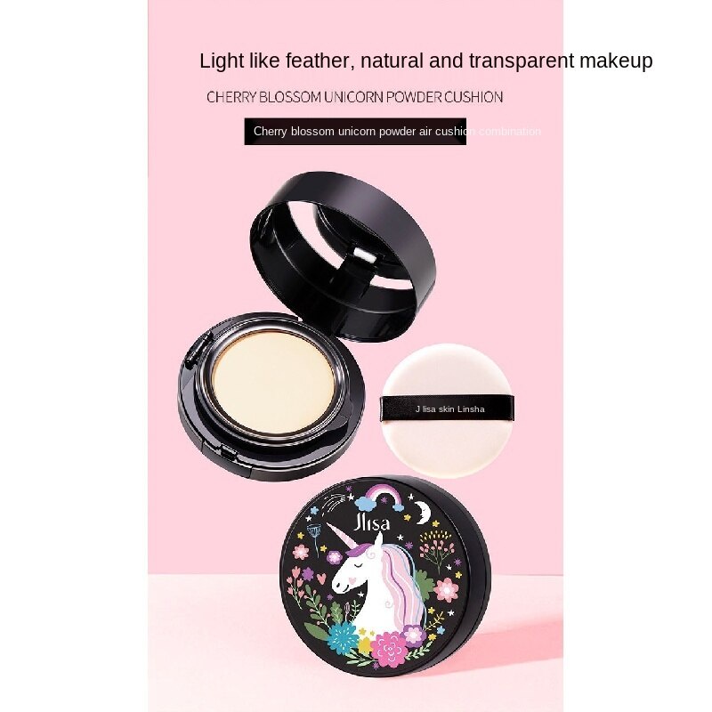 【Powder+Air CushionBBCream】Double-LayerbbCream Concealer Moisturizing Whitening Oil Control Liquid Foundation Sweat-Proof