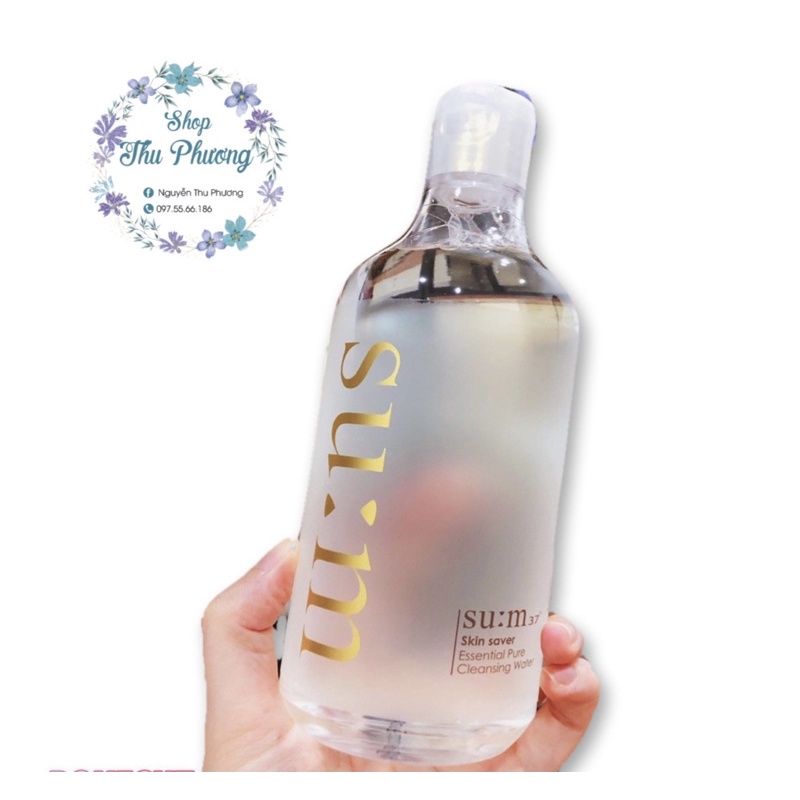 NƯỚC TẨY TRANG SUM SKIN SAVER ESSENTIAL CLEASING WATER 400ML