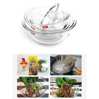 Tô Trộn Thuỷ Tinh Chịu Nhiệt Lock&Lock Boroseal LLG011 LLG012 LLG013 LLG014 [0.5L-0.9L-1.5L-2.5L]