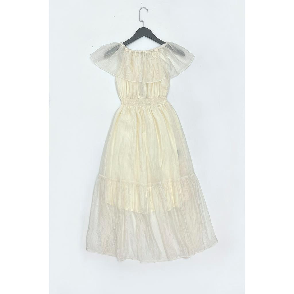 Đầm Maxi Trơn Thiết Kế Nữ LUPERI LFV3320 Phù Hợp Đi Chơi Đi Biển