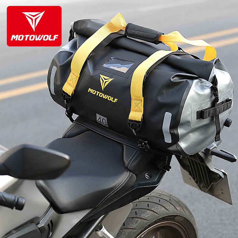 Túi Trống Chống Nước Du Lịch Thể Thao Phản Quang MOTOWOLF MDL0701 [Size 40L/60L]
