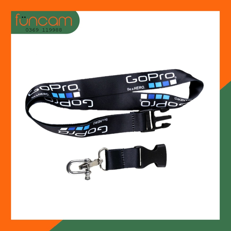 Dây đeo cổ logo Gopro