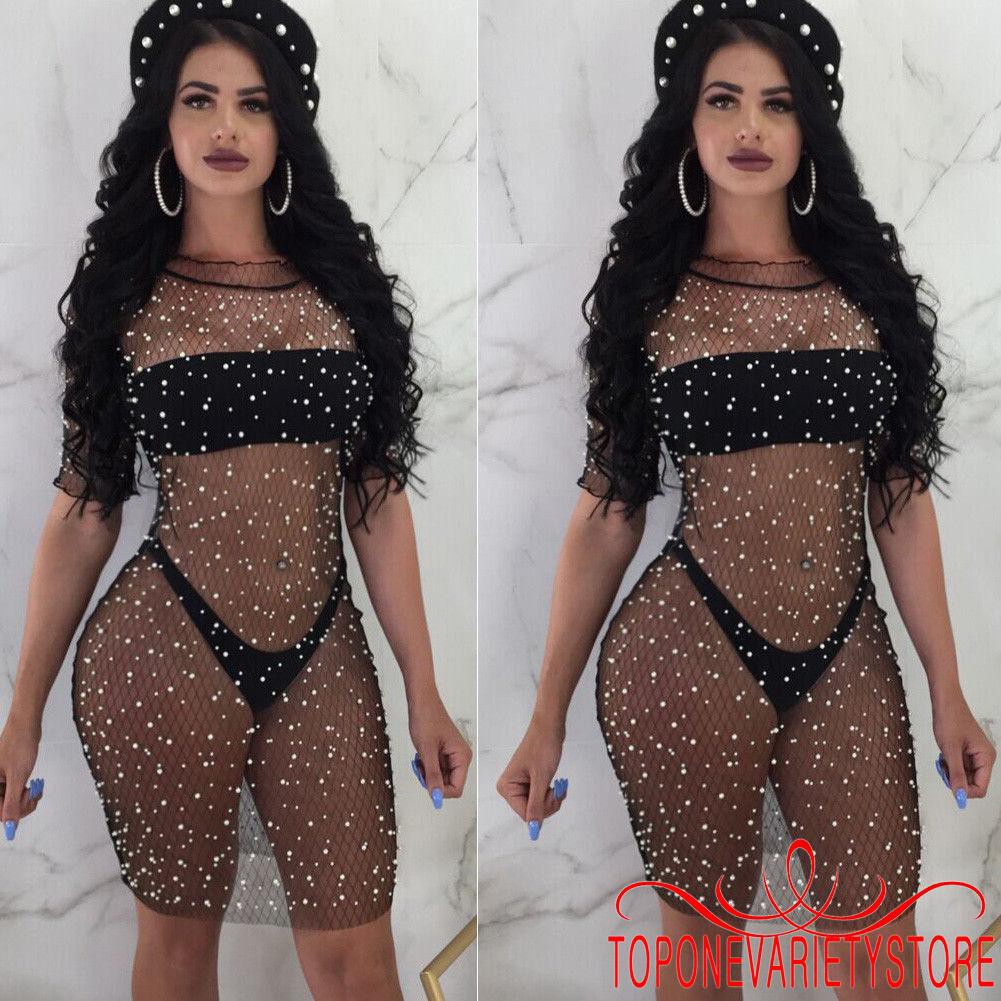 Áo ren khoác ngoài bikini thời trang gợi cảm cho nữ