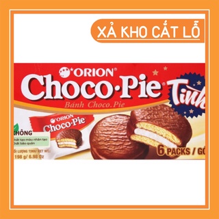 Bánh chocopie hộp vừa 6 cái - bánh có vị socola thơm ngậy