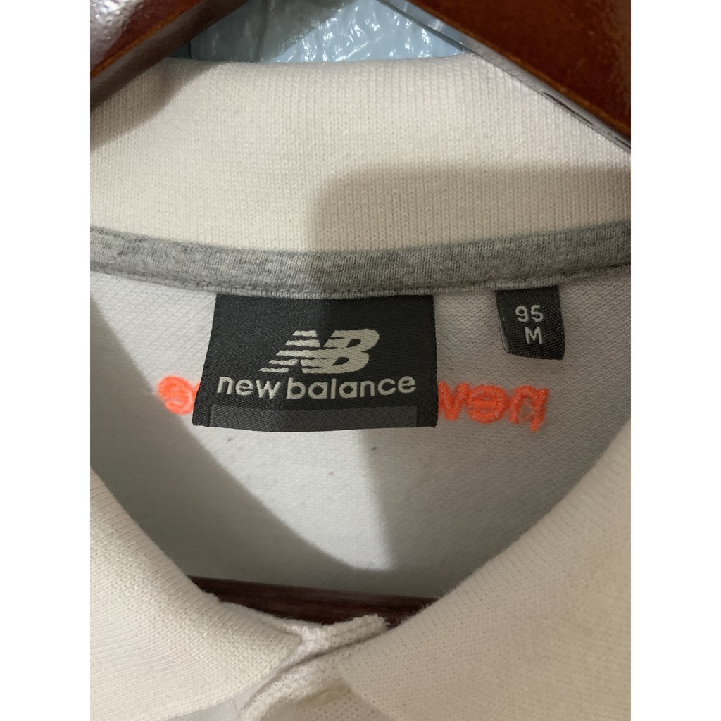 Áo thun ngắn tay có cổ polo hiệu NEW BALANCE chính hãng secondhand