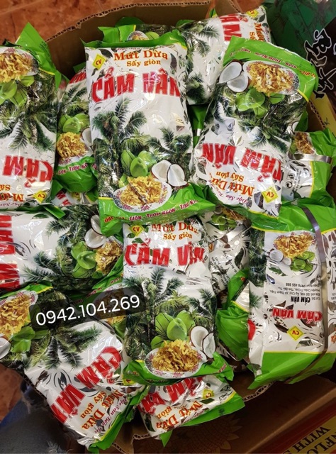 Dừa khô sấy giòn gói 240gr