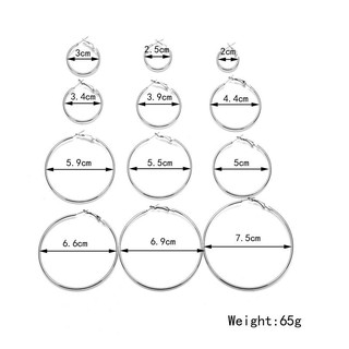 Khuyên tròn trơn nhiều size