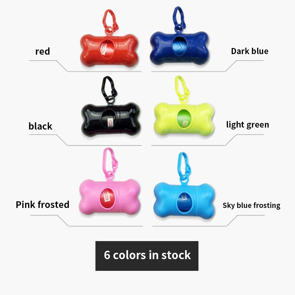 Hộp đựng túi rác di động hình khúc xương cho thú cưng