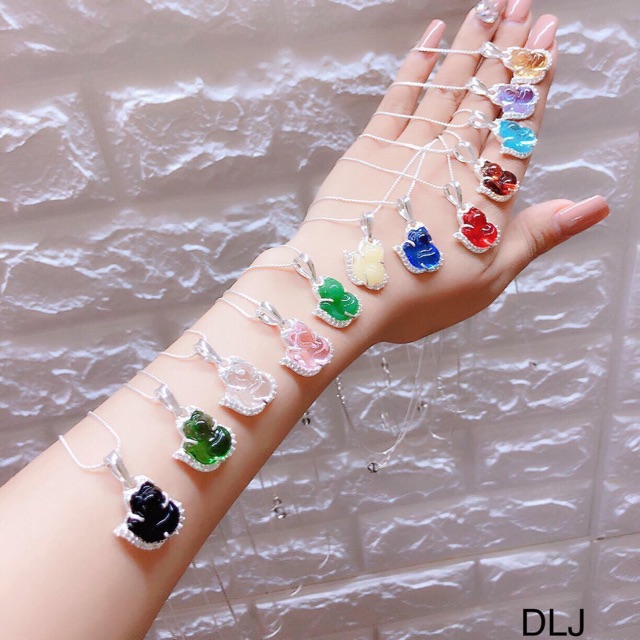 Dây chuyền hồ ly bạc