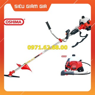 Máy cắt cỏ 2 thì, máy cắt cỏ Oshima 430 tặng đầu cắt cước nhận quà tặng